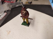 Indien au fusil, plomb creux