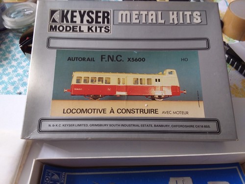 Keyser model kits autorail - ho,