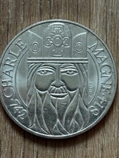 Belle pièce en argent de 100 Francs, Descartes, Année : 1990, graveur C.Tietz