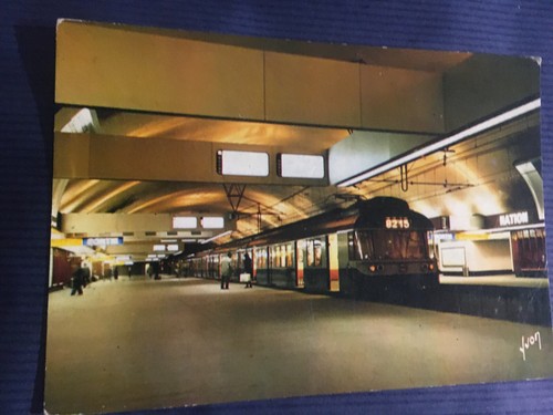 Carte postale metro rer - cp,