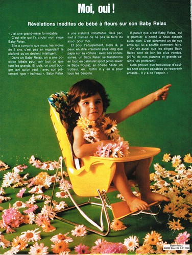 Publicite 1972 baby relax - ,
