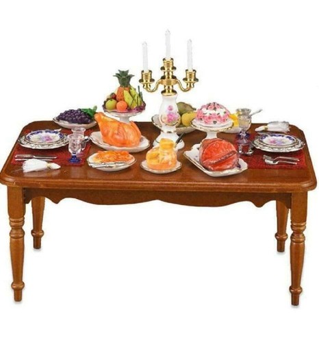 Maison poupées dîner par - de,
