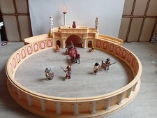 PLAYMOBIL cirque 4270 Arène Romaine - Char Gladiateur Cesar lion tigre 6 perso