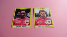 2 images ORIGINALES - FOOT  89 - LILLE  dont  GASTON  MOBATI