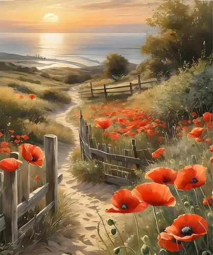 Peinture par numéros paysage - par,