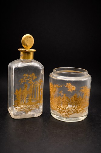Ancien flacon pot - flacon, +