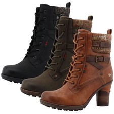 Mustang Bottines Pour Femmes Avec Tissu À L'Entrée 15M0162003