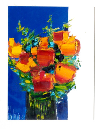 Tableau huile sur panneau