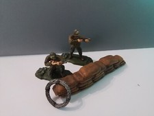 UNIMAX FORCES OF VALOR. ECH 1/32. SCENE MILITAIRE SOLDATS AMERICAINS ET MURS