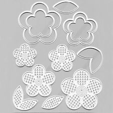 CUTTING DIES 12 MATRICES DECOUPES FLEURS DIVERSES SCRAPBOOKING ALBUM CARD PAPER