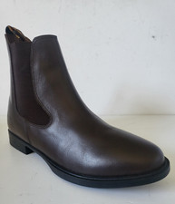 DASLÖ Bottines cuir marron à