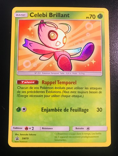 Carte pokemon celebi - pokemon,