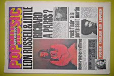 Superhebdo pop music N° 80 , 1971 , russell little richard , led zeppelin