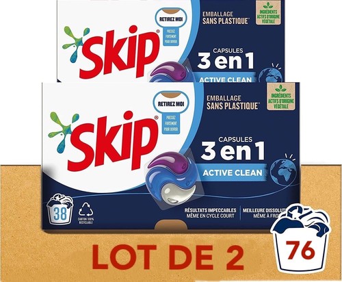 Lot lessive skip - 2, 46
