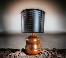 lampe ceramique orange jacques