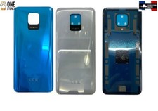 vitre arrière cache batterie Coque Pour  XIAOMI REDMI NOTE 9S BLEU, BLANC, VERT