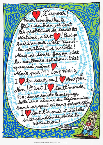 Robert combas affiche - combas,