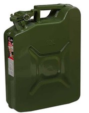 Bidon de carburant en fer