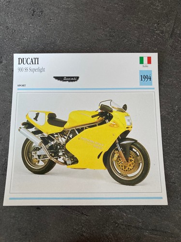 Carte fiche moto collection - carte,
