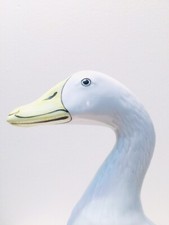 Statue De Canard En Porcelaine Blanche De Chine