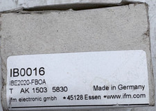 IFM ELECTRONIC IB0016 IBE2020-FBOA  CAPTEUR INDUCTIF x1