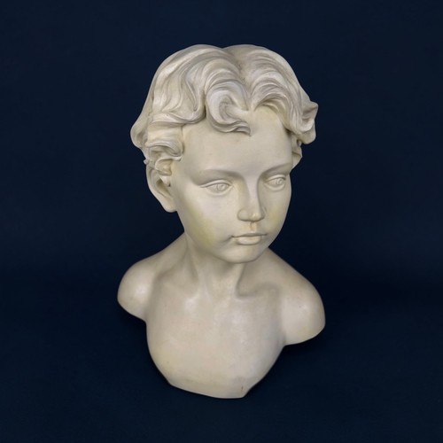 Buste jeune homme - jeune, statuette