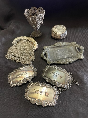 Lot objets anciens - d'objets, divers