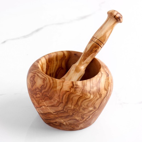 Mortier pilon bois - mortier,