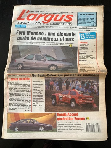 Argus 1993 ford - 7/01/1993;,