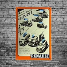 Plaque émaillée RENAULT