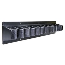 Porte-fouets mural compact