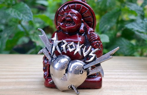 Badge vintage krokus - krokus, en