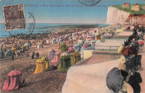 Dieppe plage cabines - dieppe, et
