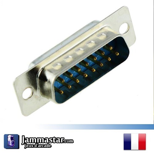 Connecteur db15 male - male, ci