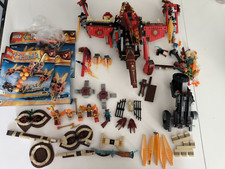 LEGO LEGENDS OF CHIMA - 70146 - Temple du Phœnix De Feu en l état