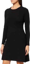 Robe tricotée noire - tricotée,