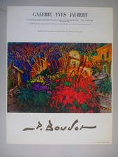 Pierre BOUDET/ Affiche d'exposition-Galerie Yves Joubert/Paris