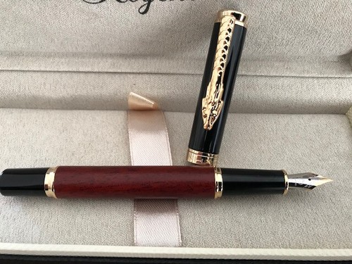 Stylo plume acajou foncé - stylo, et