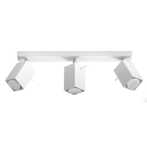 Plafonnier acier blanc - acier, 3