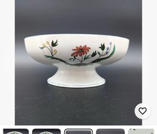 plat GIEN  oiseaux de paradis coupe à fruits, entremets ou saladier COMME NEUF !