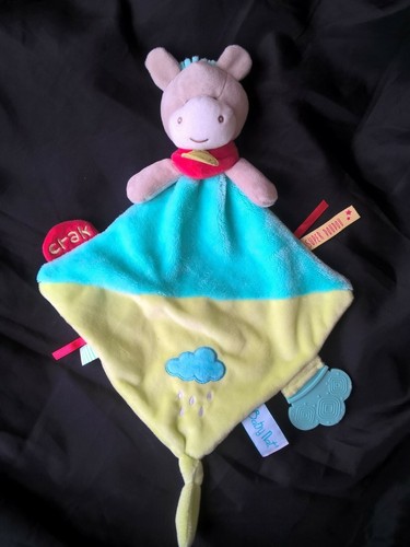 Doudou plat ane cheval - plat, super