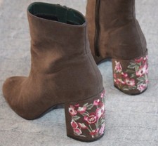 Bottines New Look vert kaki