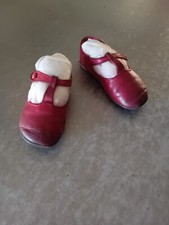1960, ANCIENNES PETITES CHAUSSURES DE FILLETTE EN CUIR, T24