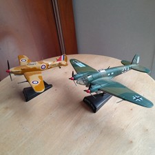 lot 2 DEL PRADO Collection Avion HURRICANE MKII HEINKEL HE 110