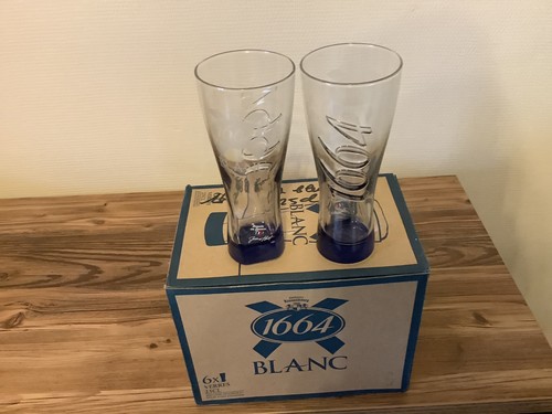 Lot verres bière 1664 - 6,