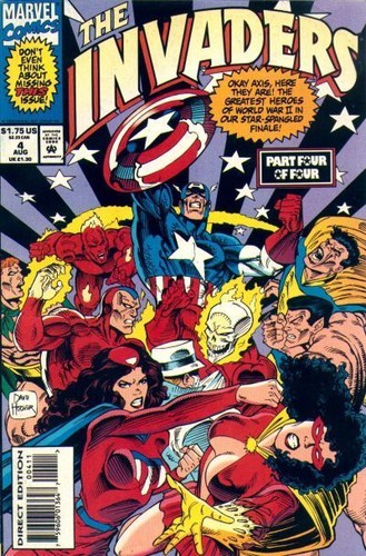 Invaders august 1993 marvel - invaders,