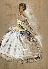 Croquis Schleich De Mode D’Époque Conçu Avant Et Rétro