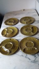RARE 6 ANCIENNES ASSIETTES A