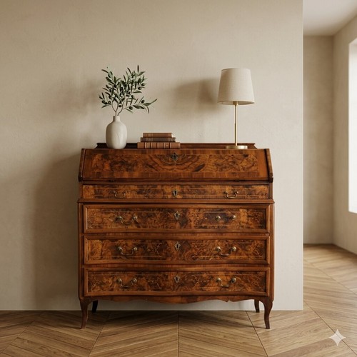 Meuble baroque ancien noyer - ancien, 3