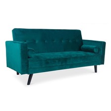 Canapé Convertible 3 Places Scandinave "Navya" Vert